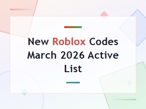 New Roblox Codes March 2026 – Active Working Code List Updated