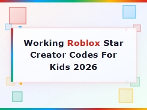 Working Roblox Star Creator Codes for Kids 2026 - Free Redeem List